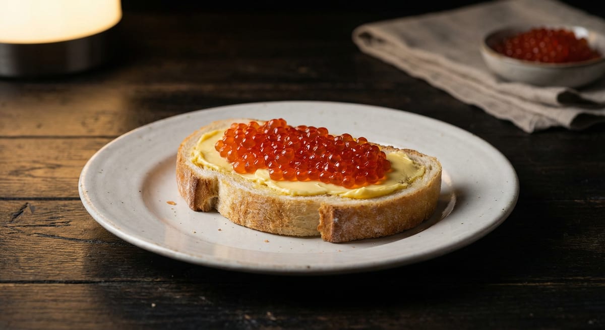Бутерброд с икрой
