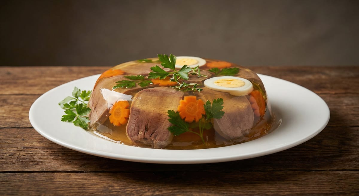 Заливное из языка